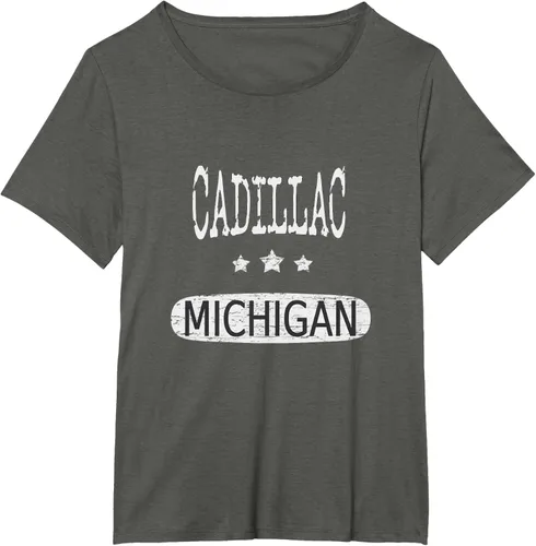 Vista 67 de Vintage Cadillac Michigan Camiseta