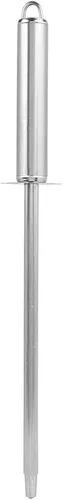 Vista 11 de Varilla de afilar cuchillos de acero inoxidable, barra de acero profesional para afilar cocina con mango ergonómico, diseño antideslizante para #1