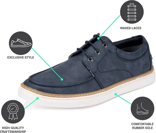 Vista 5 de Mio Marino Mens Boat Shoes - Zapatillas para Hombre
