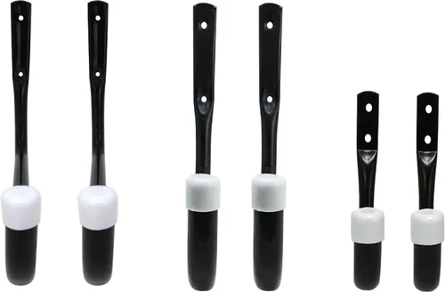 Vista 3 de Shepherd Hardware 8088E Ganchos de Almacenamiento de Garaje/Utilidad Surtidos de Acero Resistente, Paquete de 6, Negro