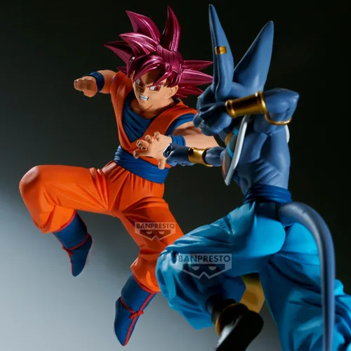 Vista 7 de Banpresto - Dragon Ball Super - Super Saiyan God Son Goku (vs Beerus), Figura Match Makers
