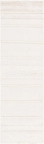 Vista 12 de SAFAVIEH Natura Collection - Alfombra decorativa de 2 x 3 pies, natural, lana hecha a mano, ideal para zonas de alto tráfico en entrada, sala