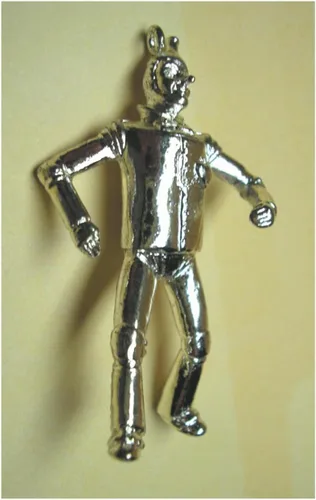 Vista 2 de 1 adorno miniatura de The Tin Man Hallmark Mago de Oz