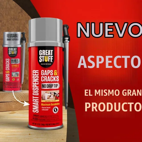 Vista 2 de Great Stuff 99108824 Dispensador Inteligente para Huecos y Grietas, Crema, 12 Onzas
