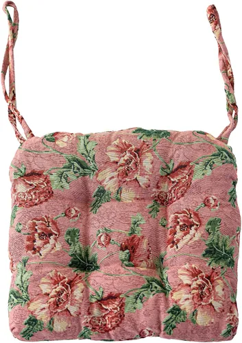 Vista 23 de vctops Cojines para silla de estilo rústico con estampado de pájaros y lazos Cojines para silla en forma de U suaves y cómodos Almohadillas