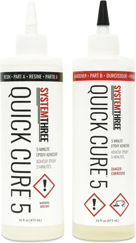 Vista 2 de Adhesivo epoxi System Three Quick Cure 5, kit de 1 pinta