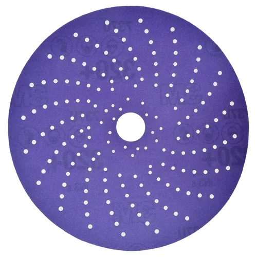 Vista 21 de 3M Cubitron II Hookit 31370 - Disco abrasivo de lijado limpio, 6 pulgadas, grado 40+, paquete de 50 discos, alto rendimiento, larga duración