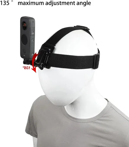 Vista 4 de PellKing Kit de accesorios para Insta360 One X5/X4/X3/X2/X, tercera versión de soporte para cuello para collar de video, nuevo soporte de correa