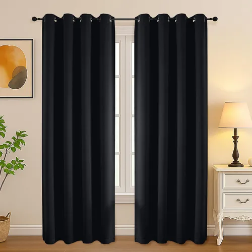 Vista 256 de Simplebrand Juego de 2 paneles de cenefa aguamarina para ventana de cocina de 14 pulgadas de largo, cortinas de oscurecimiento de habitación