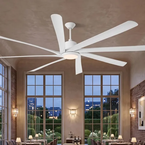 Vista 18 de Ventilador de techo de 72 pulgadas sin luz, ventilador de techo Modren con control remoto