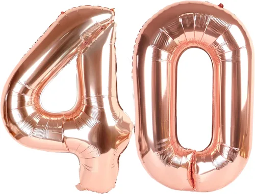 Vista 372 de Globo negro del número 0 de 40 pulgadas – globo número 0, decoraciones