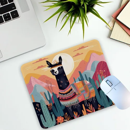 Vista 8 de 1 unids Monte Fuji con flores de cerezo antideslizante alfombrilla de ratón de goma para juegos, oficina, trabajo, deportes electrónicos, teclado