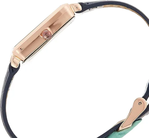 Vista 3 de Anne Klein AK3820 Reloj con correa de grano de cocodrilo acentuada con purpurina
