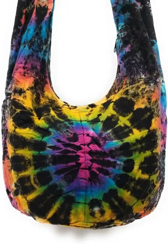 Vista 2 de Kraft4Life - Bolso bandolera estilo hipster estilo hippie estilo bohemio tailandés de algodón