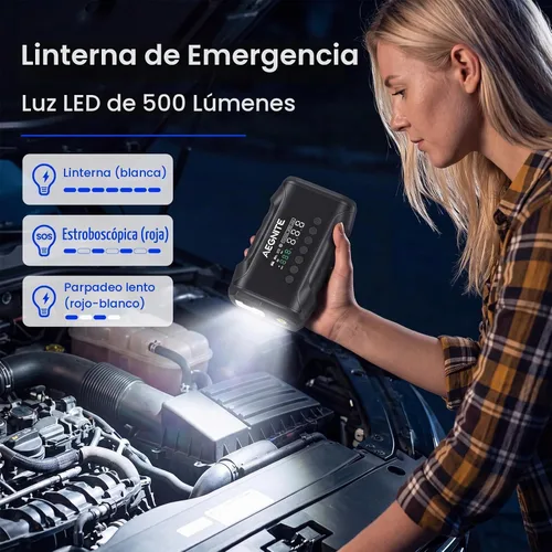 Vista 5 de Arrancador con compresor de aire 3000A 150PSI