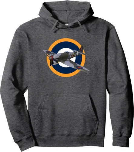Vista 5 de RAF Hawker Tempest WW2 Fighter Aircraft Pullover Hoodie
