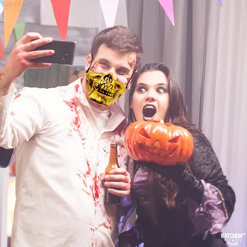 Vista 6 de KatchOn Máscaras de látex de películas de Halloween