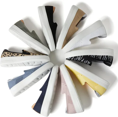 Vista 2 de Dearfoams - Sophie - Mocasines ligeros y cómodos para mujer con soporte de arco, sin cordones
