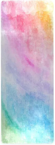 Vista 12 de Qilmy Tapete de yoga con diseño de mandala de fantasía, textura antideslizante, tapete de yoga profesional respetuoso con el medio ambiente