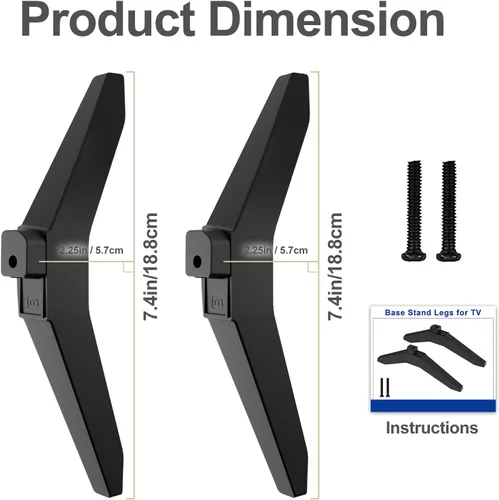 Vista 8 de Patas de TV para LG 43 pulgadas TV serie Reino Unido, compatible con soporte de TV LG base de repuesto 43UK6200 43UK6090 43UK6200PUA 43UK6200PLA