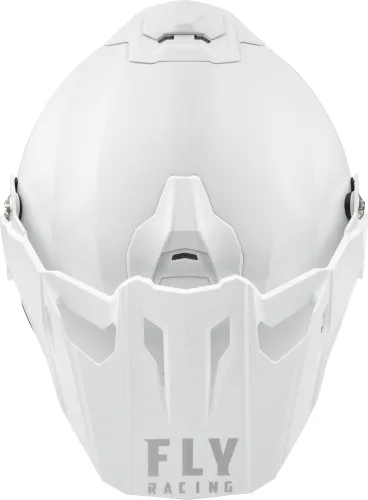 Vista 3 de Fly Racing Casco Trekker sólido (blanco, talla XL)