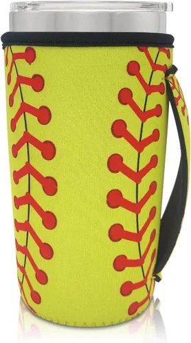 Vista 24 de Fundas Aislantes de Neopreno Portavasos con Asa para Vasos Tumbler de 20oz, Funda Reutilizable para Café Helado Para Tazas de Café de 30oz - 32oz