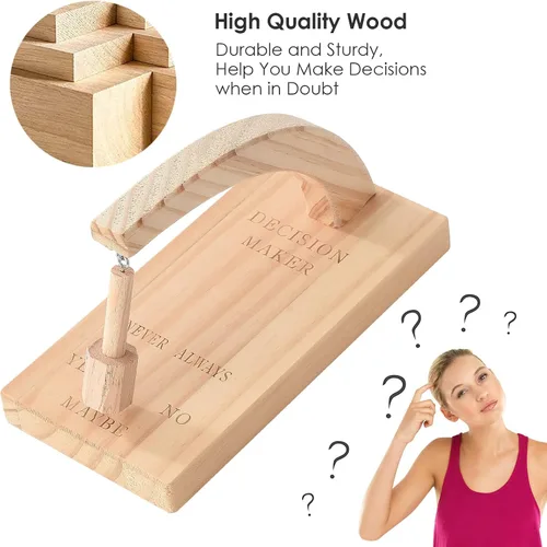 Vista 6 de Tomador de decisiones, selector magnético oscilante creativo de madera, oscila el péndulo y encuentra la respuesta a tu pregunta (- # -2)