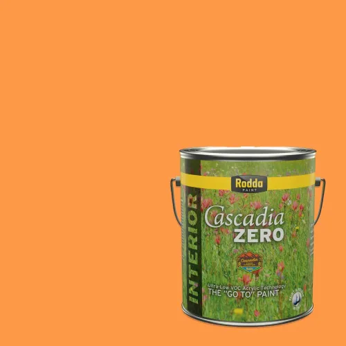 Vista 91 de Rodda Paint CASCADIA ZERO - Pintura plana e imprimación para interiores en uno, cuarto de galón, crema de ballet
