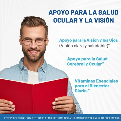 Vista 2 de Visium Pro Vision Support - Cápsulas oficiales de suplemento de salud, píldoras de vitaminas Naturales VisiumPro para la salud visual