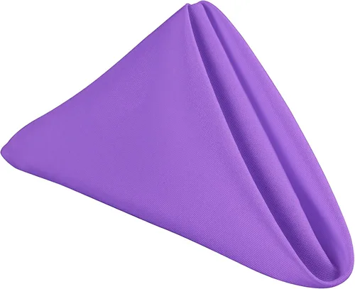 Vista 41 de GEFEII Servilletas de tela de poliéster sólido de 18 x 18 pulgadas para cocina, mantel rectangular cuadrado redondo para bodas, fiestas