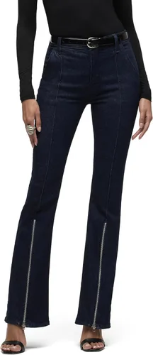 Vista 46 de HUDSON Jeans Barbara de cintura alta corte en negro recubierto Aparición