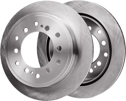 Vista 300 de Detroit Axle - Rotores de freno delantero para 04-13 Mazda 3 Rotores de frenos de disco 06-15 Mazda 5 Reemplazo: Rotor regular delantero de 11.81