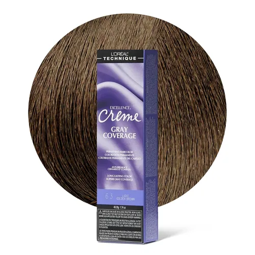 Vista 11 de L'Oréal Technique Excellence Crème Permanent Hair Color Long-Lasting Hair Dye Rich Formula with No-Drip Application Superb Gray Coverage For