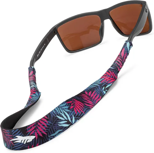 Vista 19 de Pilotfish Sujetador de neopreno para anteojos de sol, correa para lentes - Premium, ligero, tamaño perfecto para hombres y mujeres