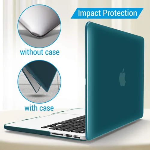 Vista 98 de IBENZER - Compatible con Funda para MacBook Pro de 13 Pulgadas 2015 2014 2013 Finales 2012 A1502 A1425, Carcasa Rígida con Cubierta para Teclado