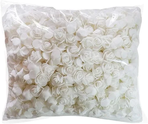 Vista 13 de Luvhua Flores de espuma a granel, rosas artificiales de espuma para manualidades, regalos de oso para el día de San Valentín, cumpleaños, decoración