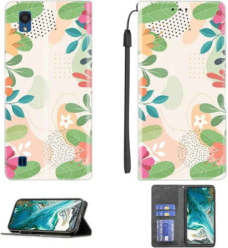 Vista 248 de jioeuinly ATT Motivate 2 - Funda compatible con ATT Motivate 2, funda con soporte abatible y cierre magnético DJS