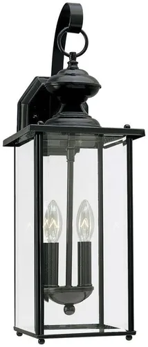 Vista 3 de Sea Gull Lighting Generation 84158DEN3-71 - Farol de pared transitorio para exteriores de Seagull-Jamestowne Collection con acabado oscuro, bronce
