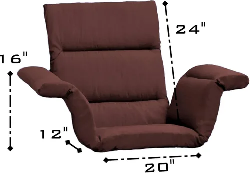 Vista 3 de Comfort Finds Cojín total para silla, color marrón