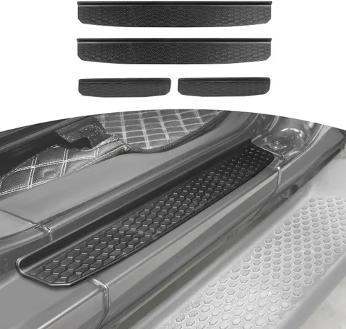 Vista 10 de RT-TCZ para guardabarros de puerta Wrangler JL 4 puertas, protector de entrada de puerta para Jeep Wrangler JL JLU Gladiator JT 2018 2019 2020 2021