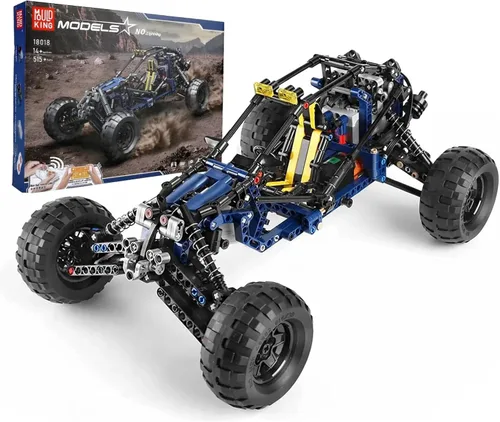 Vista 7 de Mould King 18038 Coches de Construcción RC Todo Terreno, 1016 Piezas de Bloques de Construcción Coche de Escalada Modelo con Motores, Idea de Regalo