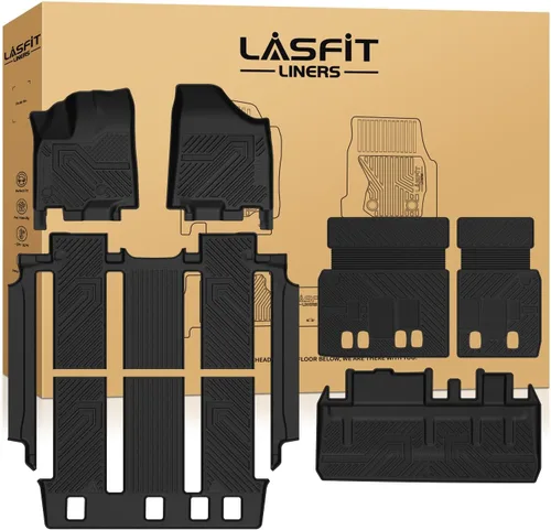 Vista 20 de LASFIT Alfombrillas de piso para Toyota Tacoma 2008-2011 Cabina de Acceso Transmisión Automática, Forro de Piso de Ajuste Personalizado para Todo