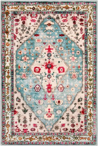 Vista 9 de Lahome Tapete tribal bohemio, pequeño, suave, lavable, antideslizante, no desprende pelo, para baño, cocina, dormitorio, puerta delantera, sala