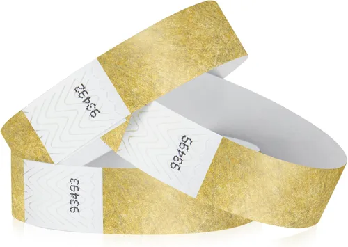 Vista 22 de WristCo Variety - Pack de pulseras de 3/4 pulgadas Tyvek, Paquete variado