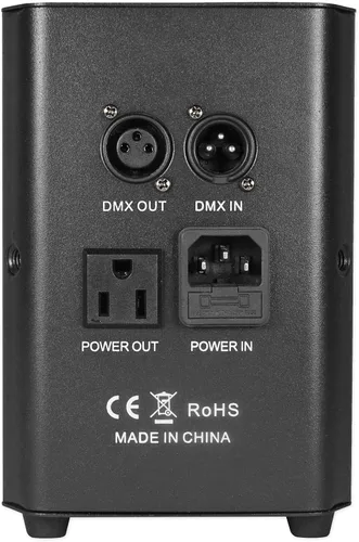 Vista 4 de Rockville RockWedge LED 54W RGBWA+UV - Luz Par alimentada por batería, DMX inalámbrico, recargable, diseño compacto, para DJs y eventos, 2 piezas