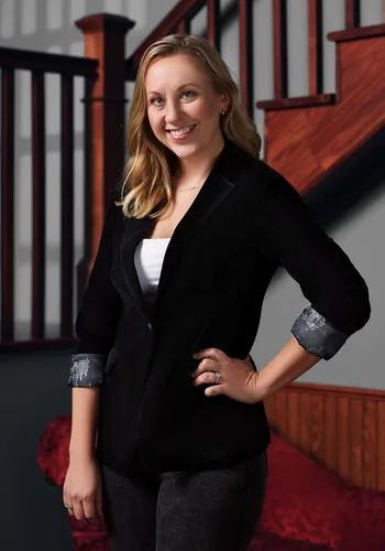 Vista 3 de Harry Potter Adult Hogwarts Suit Blazer for Women, Official Hogwarts Harry Potter Blazer for Business Casual Dress