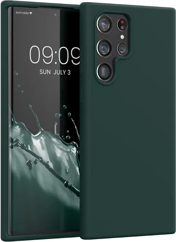 Vista 264 de kwmobile Funda compatible con Samsung Galaxy S9 - Funda de silicona TPU con acabado suave - Blue Reef