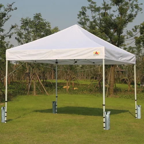 Vista 5 de ABCCANOPY Juego de Pesas para Toldo de 4-100LBS Bolsas de Arena para Carpa Emergente, Bolsas de Peso para Gazebo Exterior, Trampolín, Pérgola, Gris