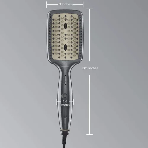 Vista 3 de Conair Infiniti Pro, cepillo alisador de cerámica con infusión de diamante, Negro