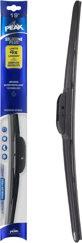 Vista 15 de PEAK Silicone Plus - Escobilla para parabrisas híbrida todo clima de 13 pulgadas, escobilla de parabrisas frontal premium de reemplazo con conector
